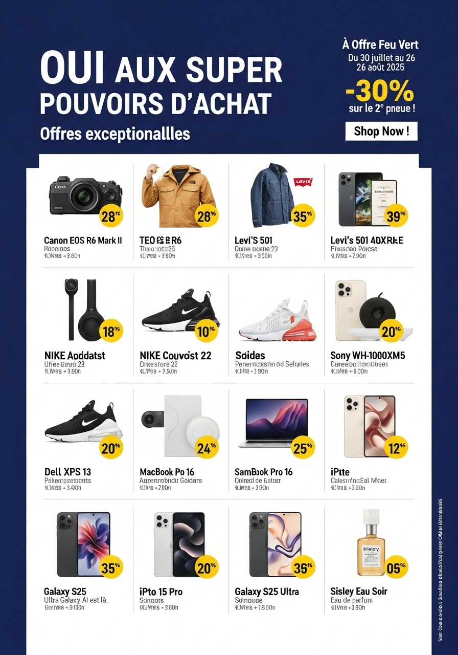 Flyer Liflio — visuel produit haute qualité prêt à imprimer